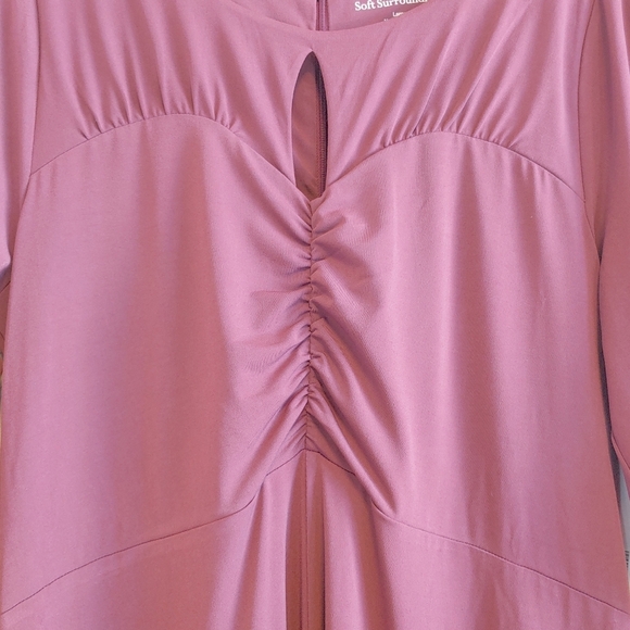 Soft Surroundings Monica Knit Maxi Dress Sz L Casual Contemporary - Picture 6 of 10